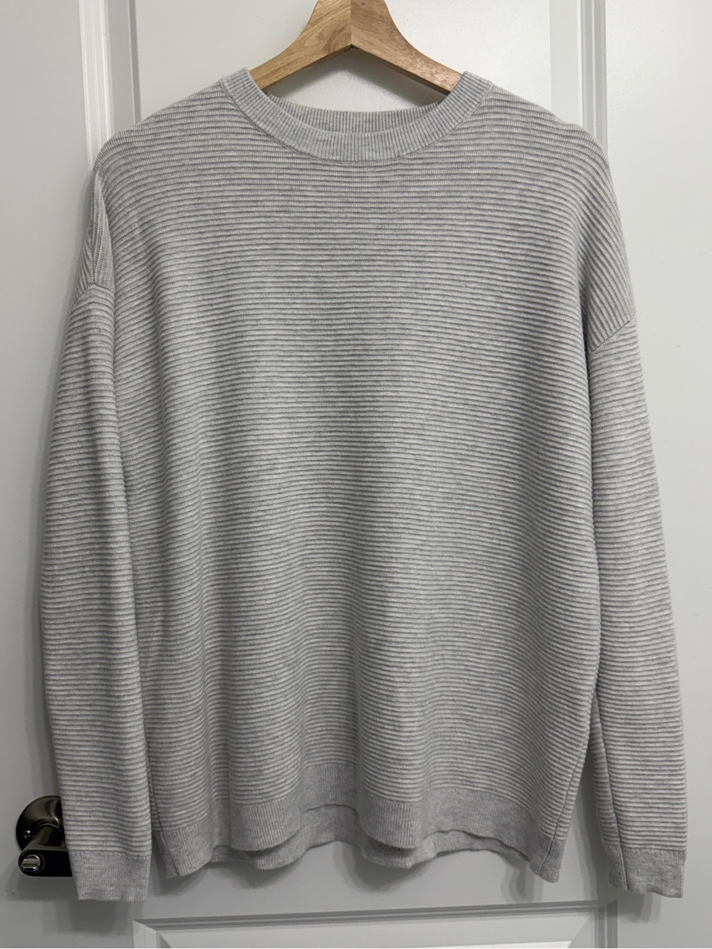 Twik by Simons Grey Ribbed Knit Sweater – Size Small Womens